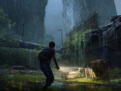 The Last of Us Mobiele Horizontaal achtergrond