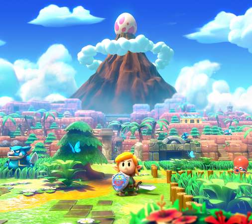 The Legend Of Zelda: Link's Awakening Mobiele Horizontaal achtergrond