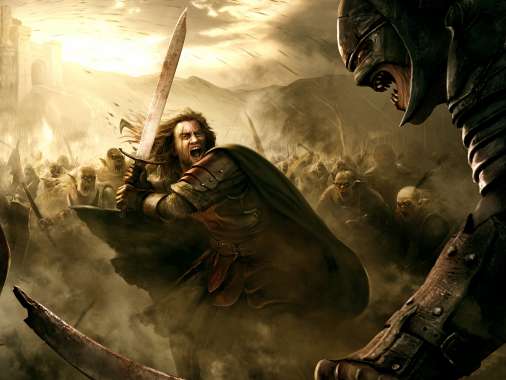 The Lord of the Rings Online: Helm's Deep Mobiele Horizontaal achtergrond