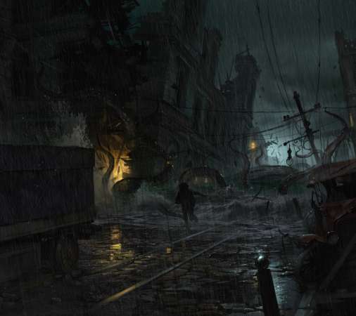 The Sinking City Mobiele Horizontaal achtergrond