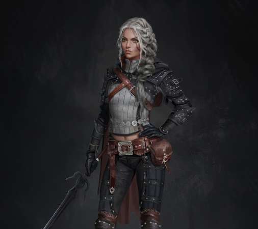 The Witcher 3 fan art Mobiele Horizontaal achtergrond