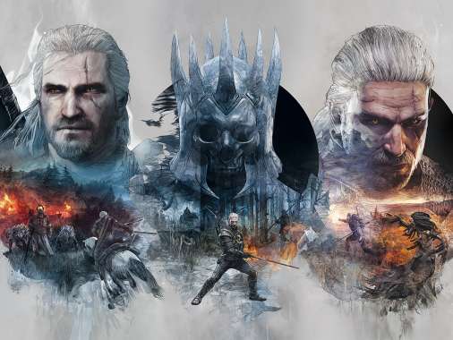 The Witcher 3: Wild Hunt Mobiele Horizontaal achtergrond
