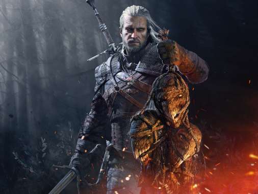 The Witcher 3: Wild Hunt Mobiele Horizontaal achtergrond