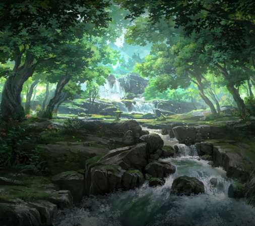 Three Kingdoms Mobiele Horizontaal achtergrond