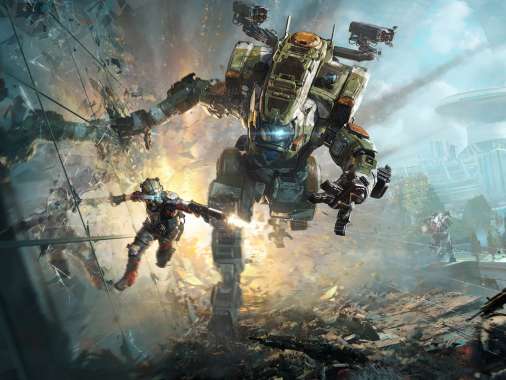 Titanfall 2 Mobiele Horizontaal achtergrond