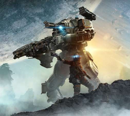 Titanfall 2 Mobiele Horizontaal achtergrond