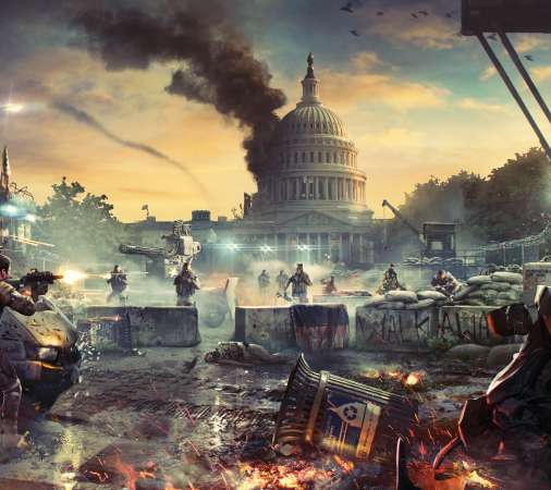 Tom Clancy's The Division 2 Mobiele Horizontaal achtergrond