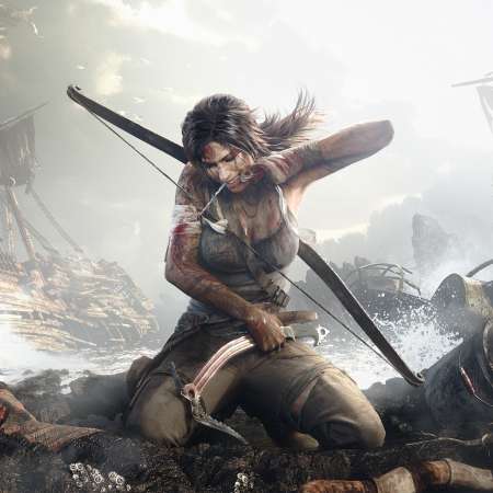 Tomb Raider Mobiele Horizontaal achtergrond