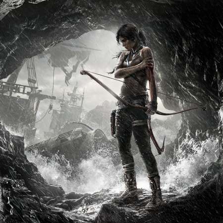 Tomb Raider Mobiele Horizontaal achtergrond