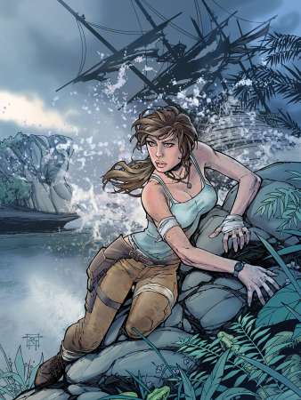 Tomb Raider 15 - Year Celebration Mobiele Horizontaal achtergrond
