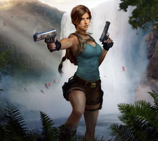 Tomb Raider I-III Remastered Starring Lara Croft Mobiele Horizontaal achtergrond