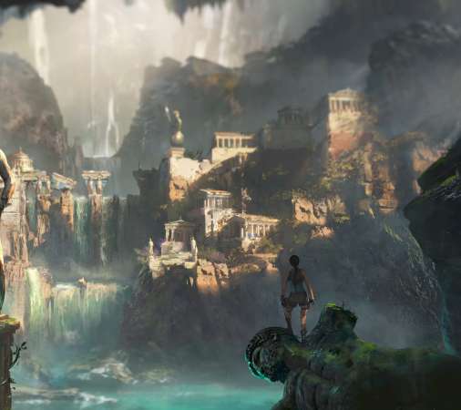 Tomb Raider: Legacy of Atlantis Mobiele Horizontaal achtergrond