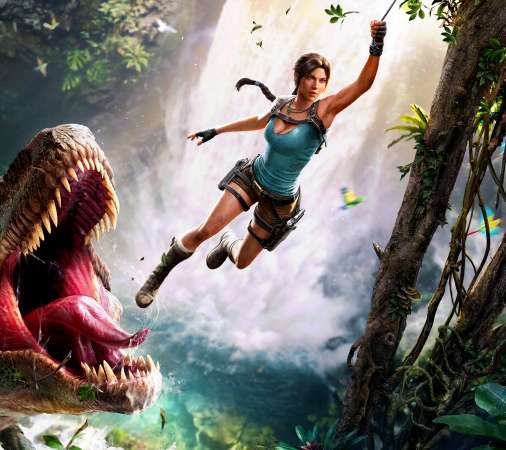 Tomb Raider: Legacy of Atlantis Mobiele Horizontaal achtergrond