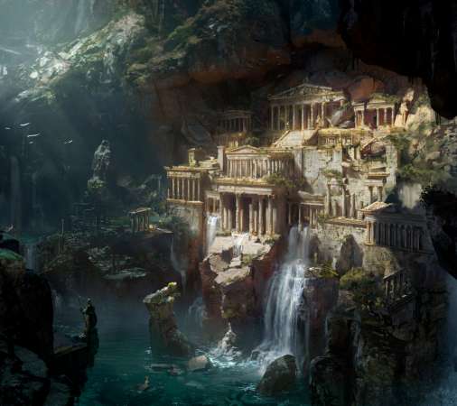 Tomb Raider: Legacy of Atlantis Mobiele Horizontaal achtergrond