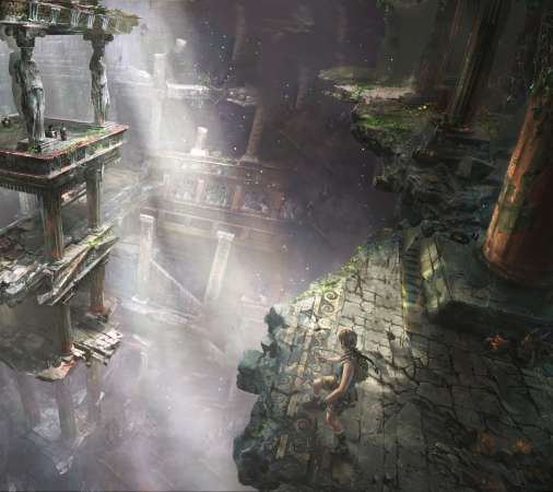Tomb Raider: Legacy of Atlantis Mobiele Horizontaal achtergrond