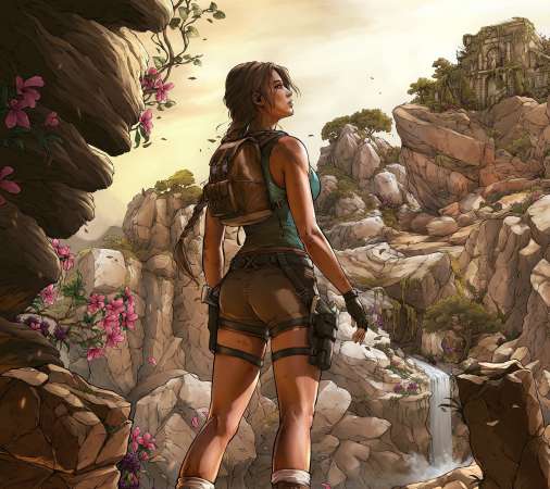 Tomb Raider: Legacy of Atlantis Mobiele Horizontaal achtergrond