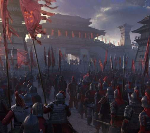 Total War: Three Kingdoms Mobiele Horizontaal achtergrond