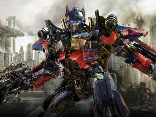 Transformers: Dark of the Moon Mobiele Horizontaal achtergrond