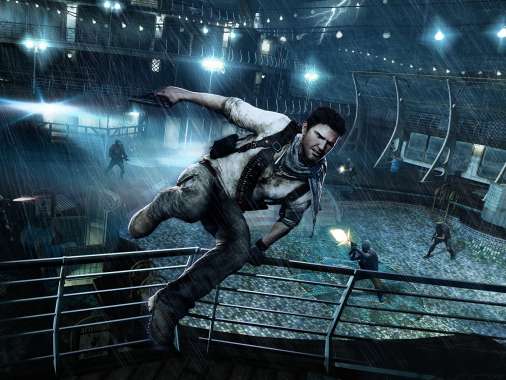 Uncharted 3: Drake's Deception Mobiele Horizontaal achtergrond