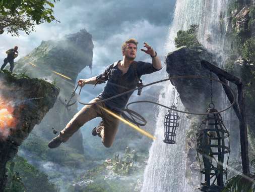 Uncharted 4: A Thief's End Mobiele Horizontaal achtergrond