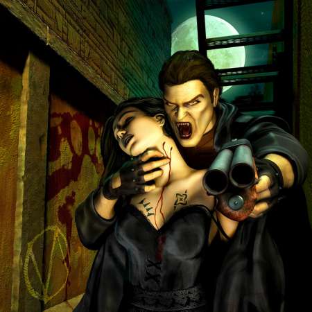 Vampire: The Masquerade Mobiele Horizontaal achtergrond