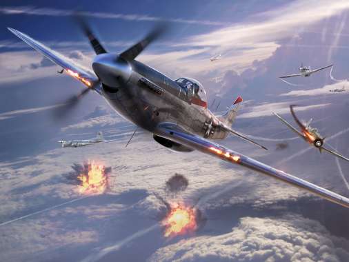 War Thunder Mobiele Horizontaal achtergrond