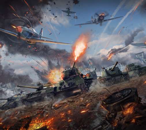 War Thunder Mobiele Horizontaal achtergrond