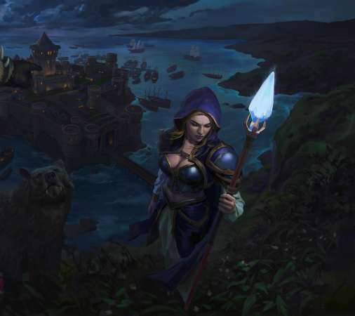 Warcraft 3: Reforged Mobiele Horizontaal achtergrond