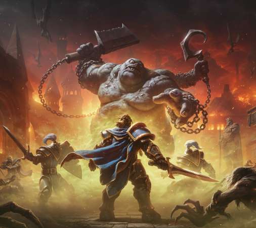 Warcraft 3 Reforged: Forsaken Kingdom Mobiele Horizontaal achtergrond