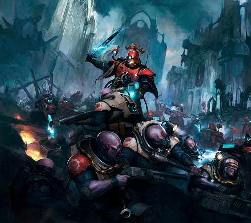 Warhammer 40,000 Mobiele Horizontaal achtergrond