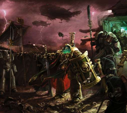 Warhammer 40,000 Mobiele Horizontaal achtergrond