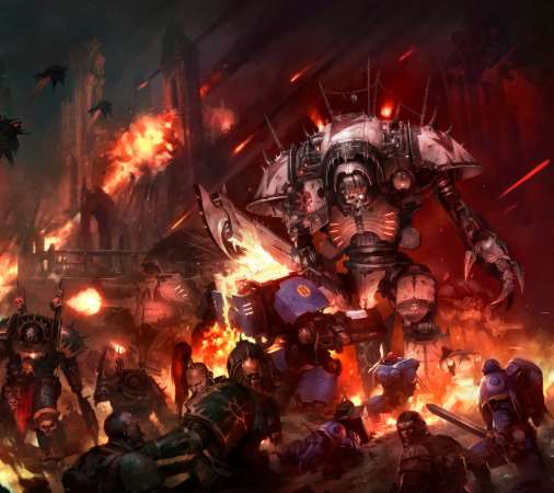 Warhammer 40,000 Mobiele Horizontaal achtergrond