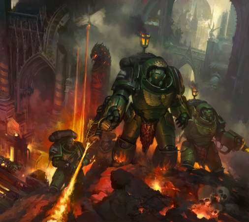 Warhammer 40,000 Mobiele Horizontaal achtergrond