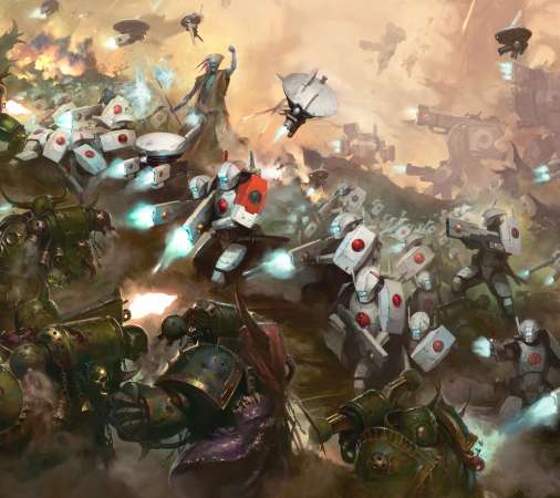 Warhammer 40,000 Mobiele Horizontaal achtergrond