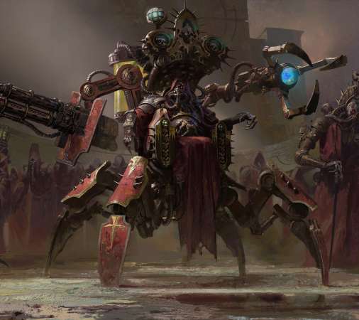 Warhammer 40,000 fan art Mobiele Horizontaal achtergrond