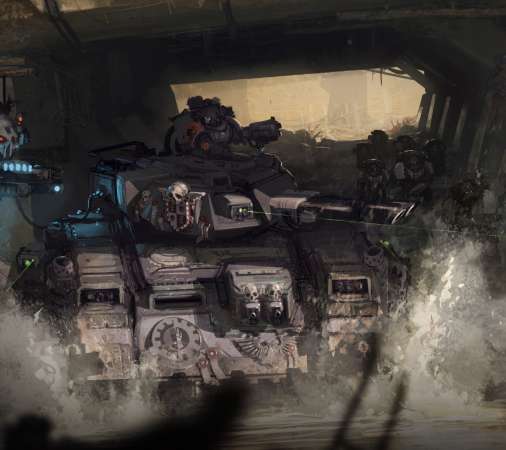 Warhammer 40,000 fan art Mobiele Horizontaal achtergrond