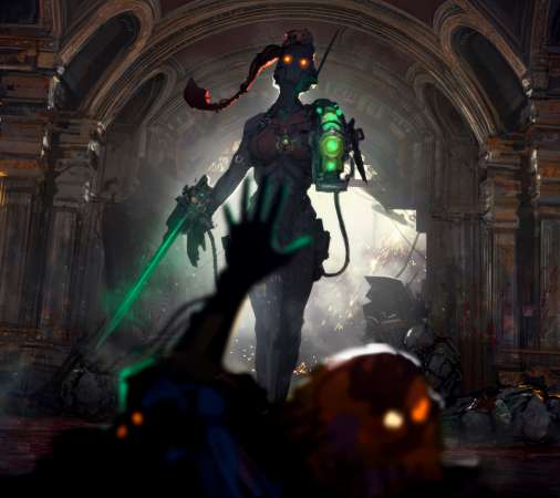 Warhammer 40,000 fan art Mobiele Horizontaal achtergrond