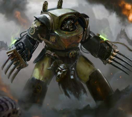 Warhammer 40,000 fan art Mobiele Horizontaal achtergrond