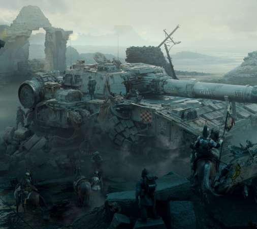 Warhammer 40,000 fan art Mobiele Horizontaal achtergrond