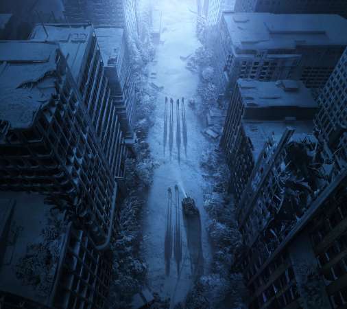 Wasteland 3 Mobiele Horizontaal achtergrond