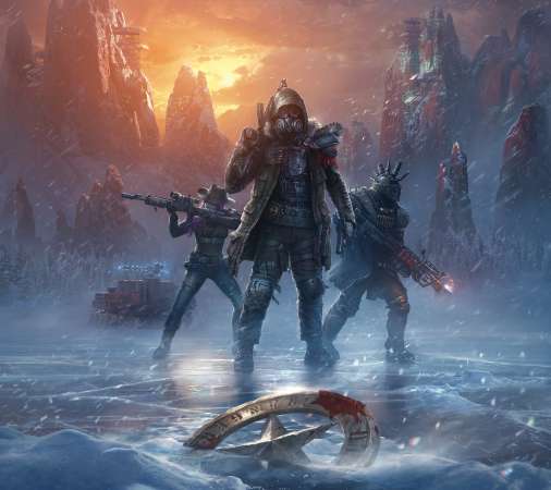 Wasteland 3 Mobiele Horizontaal achtergrond