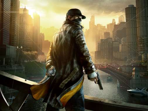 Watch Dogs Mobiele Horizontaal achtergrond