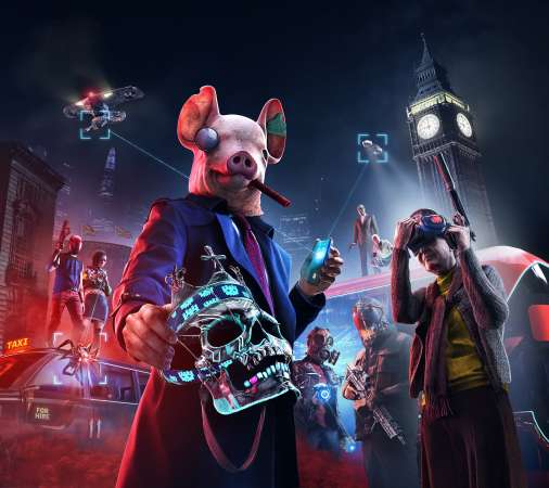 Watch Dogs: Legion Mobiele Horizontaal achtergrond