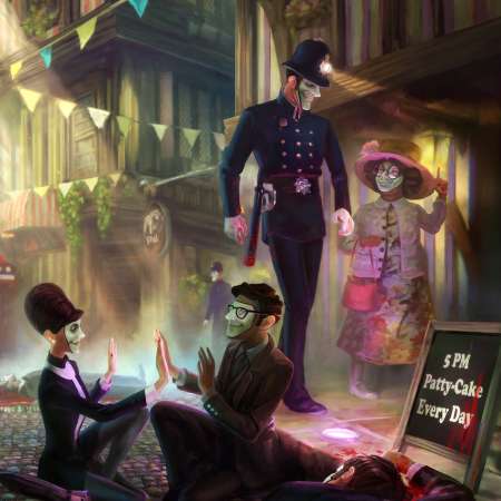 We Happy Few Mobiele Horizontaal achtergrond