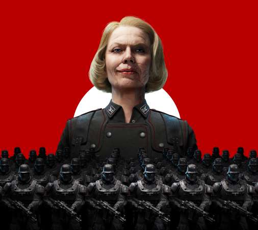 Wolfenstein 2: The New Colossus Mobiele Horizontaal achtergrond