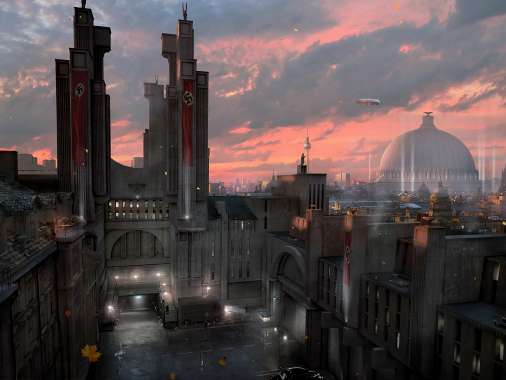 Wolfenstein: The New Order Mobiele Horizontaal achtergrond