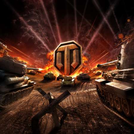 World of Tanks Mobiele Horizontaal achtergrond