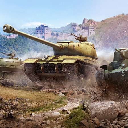 World of Tanks Mobiele Horizontaal achtergrond