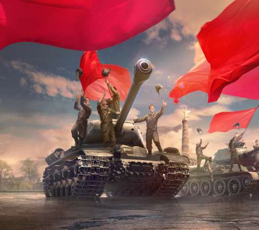 World of Tanks Mobiele Horizontaal achtergrond