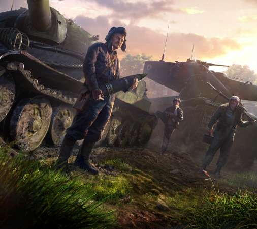 World of Tanks Mobiele Horizontaal achtergrond